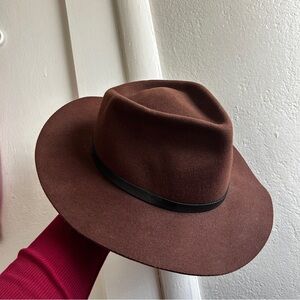 Classic Brown Fedora Hat